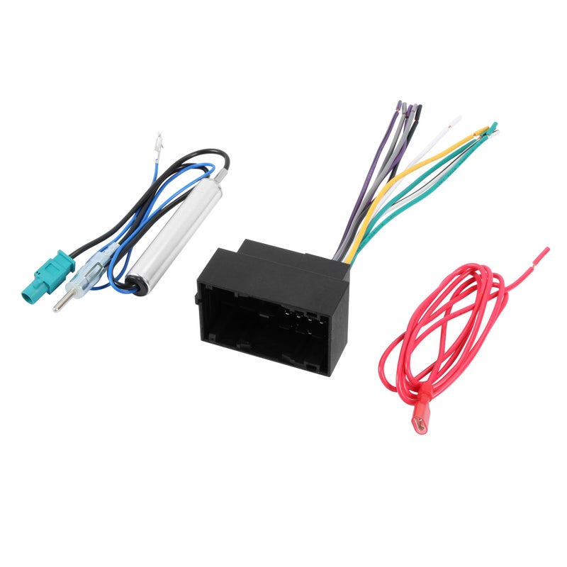 BASIKER Car Stereo Radio Wire Harness and Antenna Adapter Combo kit to Install an Aftermarket Radio Fit for 2013-up Dodge Jeep Ram Vehicles - Image 1